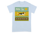 Dog Days Are The Best Days Beagle T-Shirt Light Blue T-shirt
