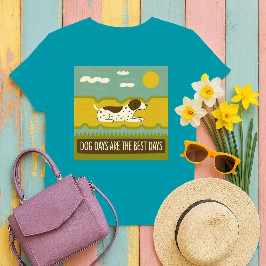 Dog Days Are The Best Days German Shorthaired Pointer T-Shirt T-shirt