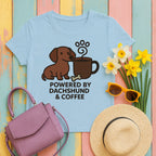 Dachshund & Coffee Power t-shirt