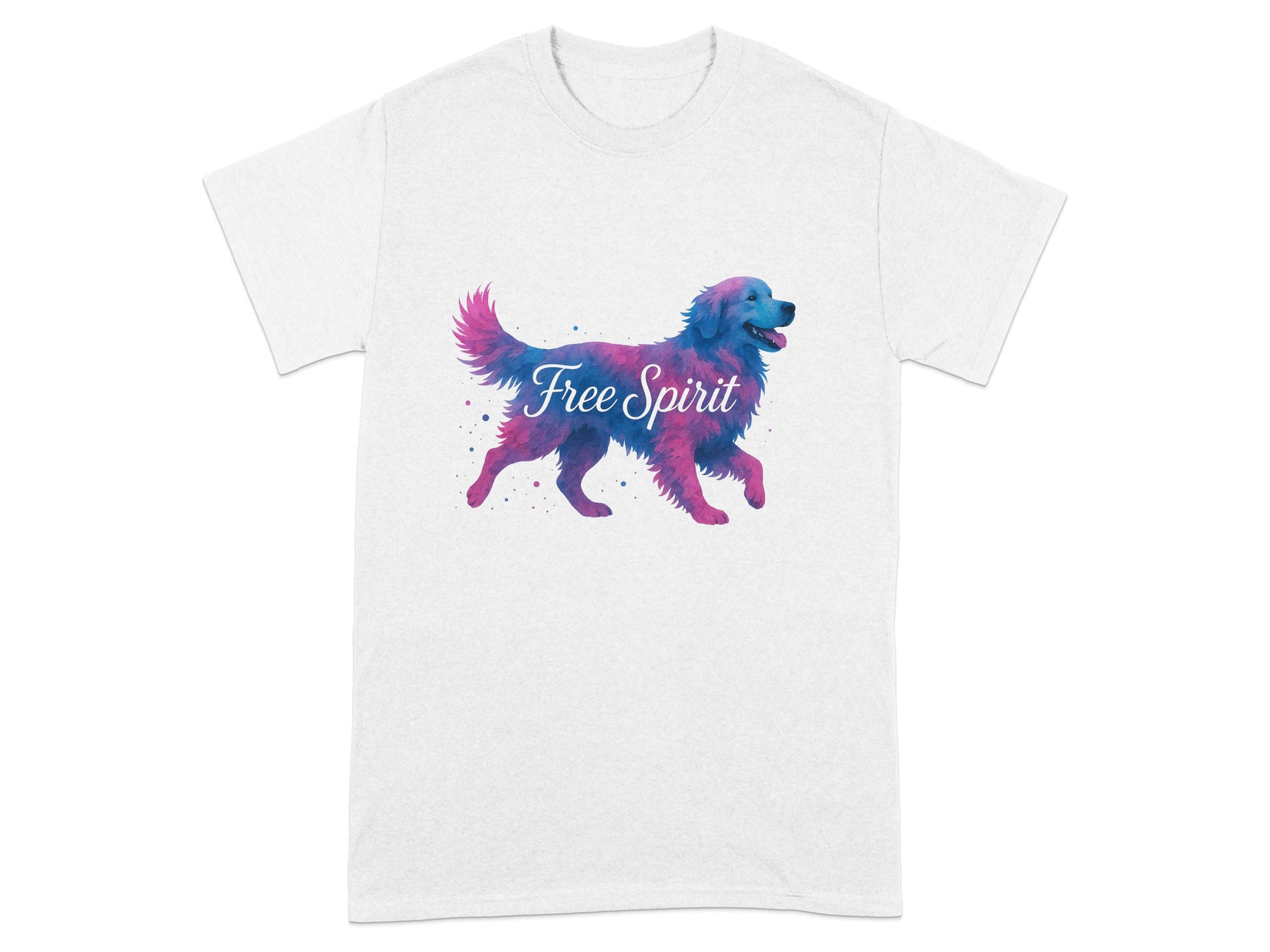 Free Spirit Colorful Dog Design T-shirt Product