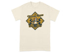Beige t-shirt with "The Tracking Mission Beagle Chapter" logo featuring a beagle.
