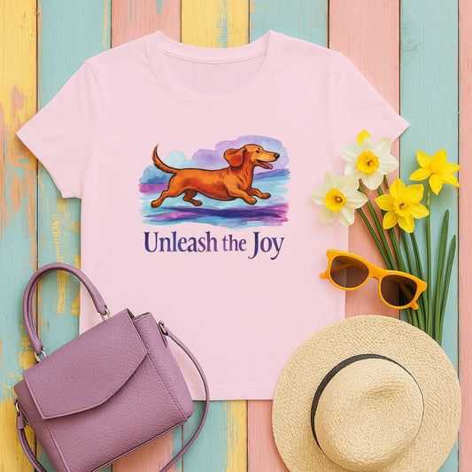 Unleash the Joy Dachshund Design T-shirt product