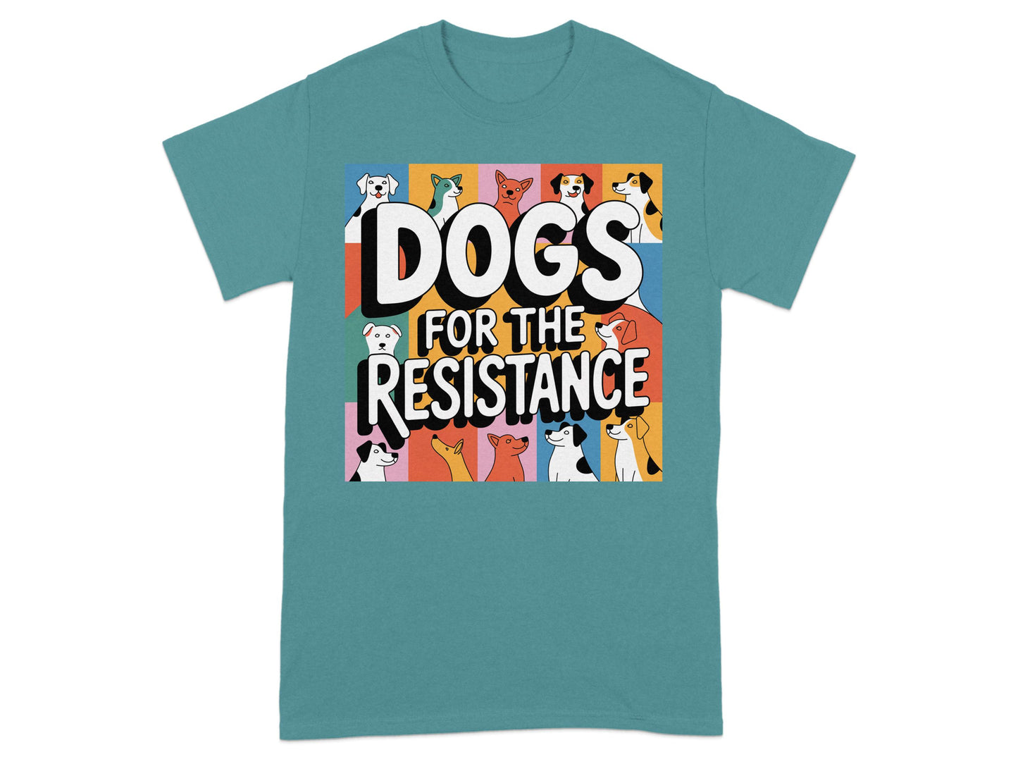 Dogs for the Resistance Graphic T-Shirt product