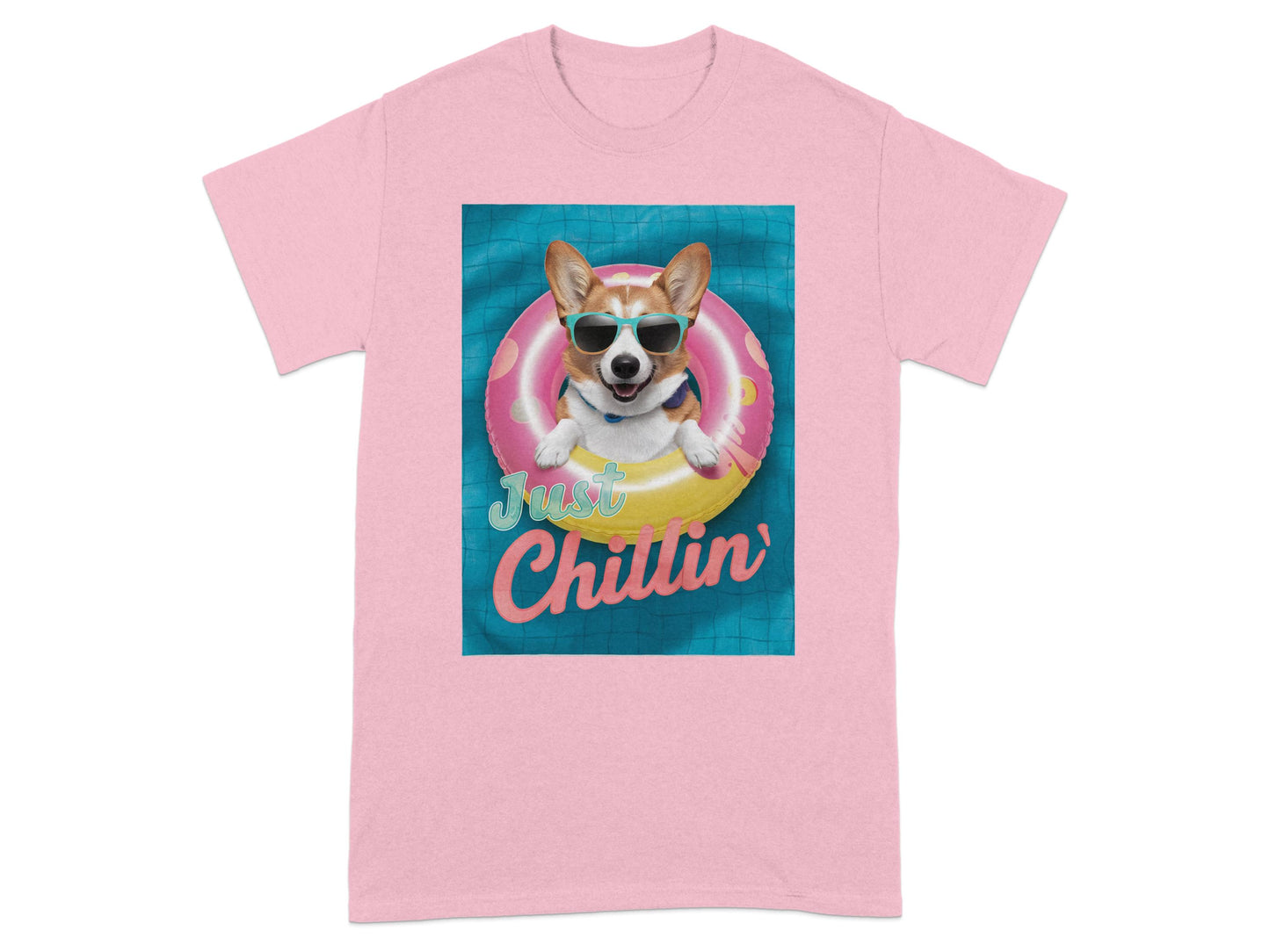 Just Chillin Sunglasses Corgi Graphic T-Shirt product