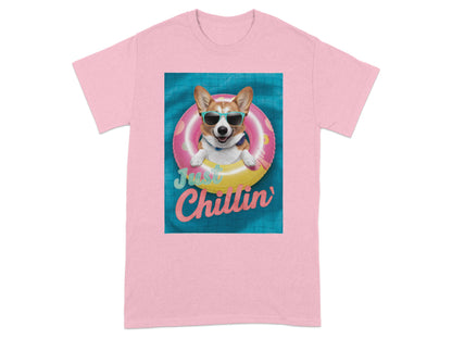 Just Chillin Sunglasses Corgi Graphic T-Shirt product