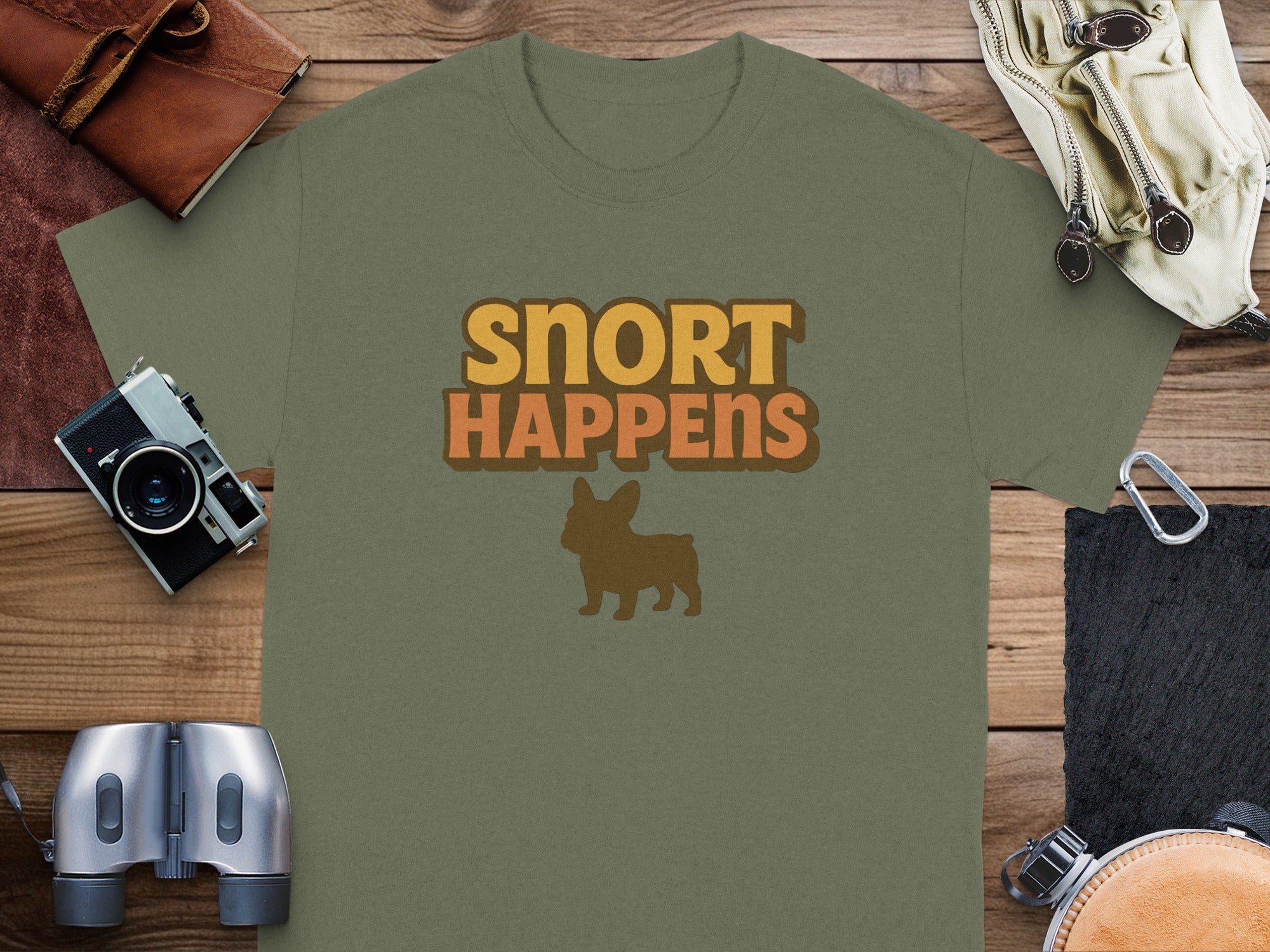Snort Happens Graphic T-Shirt for Pet Lovers