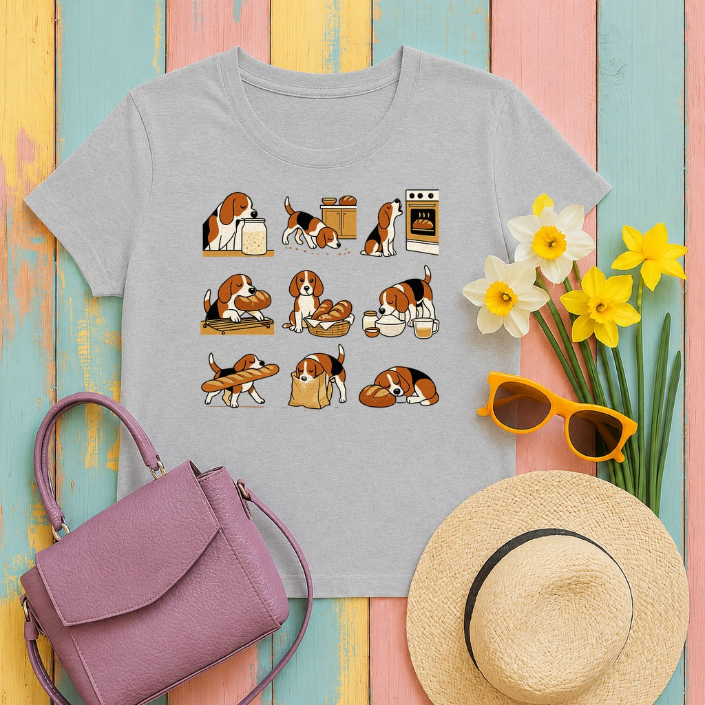Artisan Hound Baking Club T-Shirt in Sport Grey