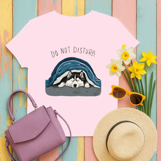 Do Not Disturb Dog Sleeping Graphic T-Shirt product