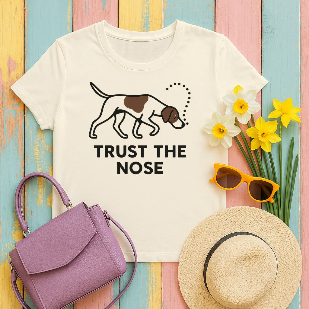 Pointer Trust the Nose T-shirt in Natural