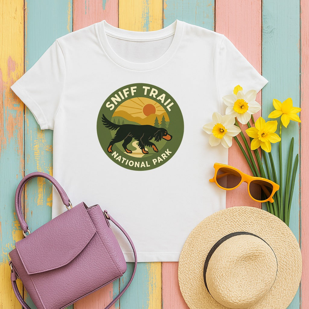 Gordon Sniff Trail National Park Tee in White