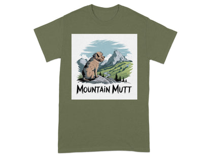 Scenic Mountain Mutt Artwork Graphic T-Shirt product type