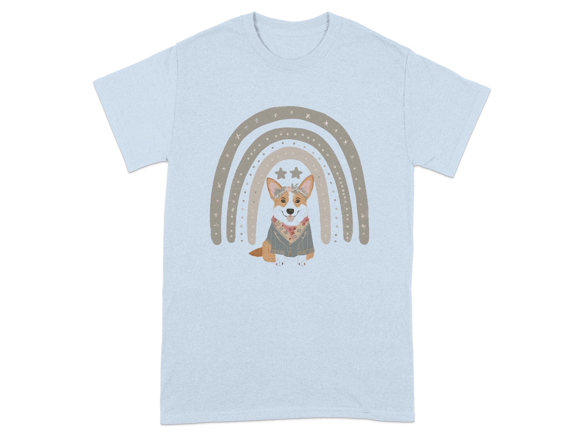 Cute Fox and Rainbow Graphic T-Shirt product type