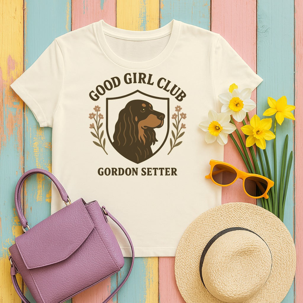 Gordon Good Girl Club Tee flat lay hero