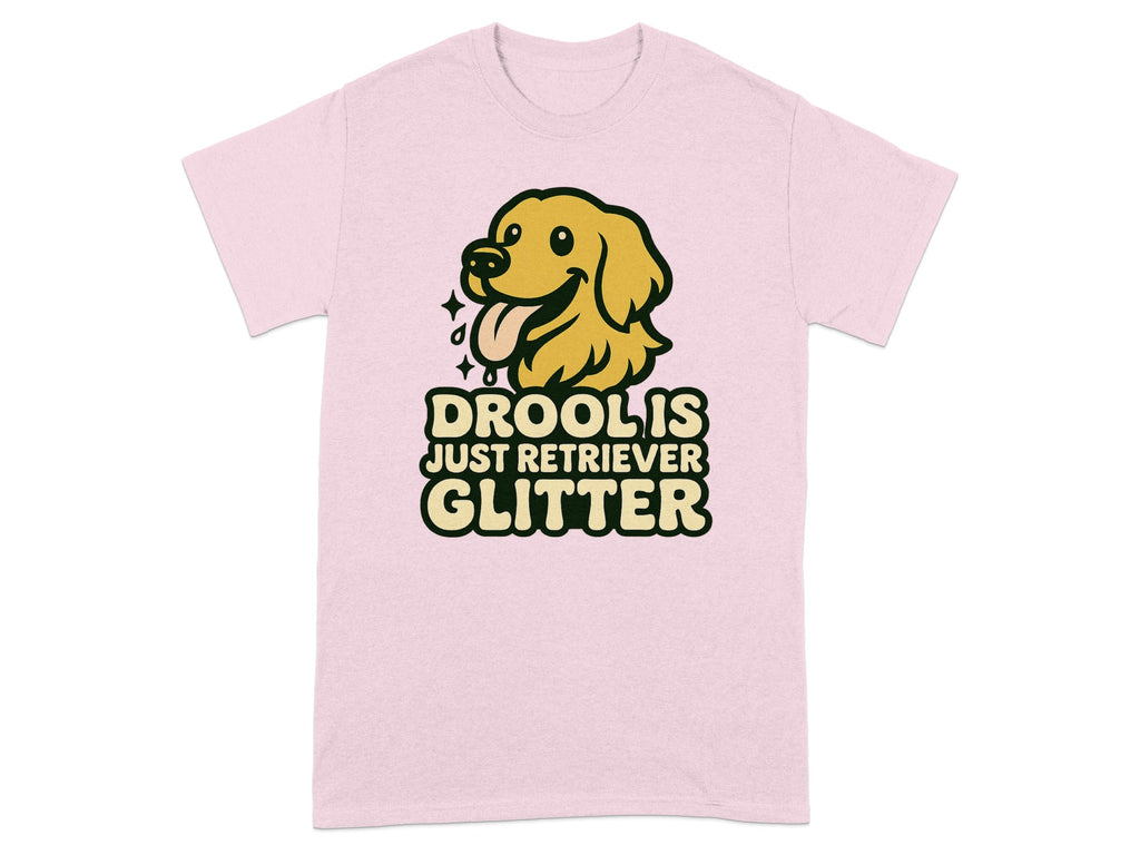 Drool Is Just Retriever Glitter Graphic Tee