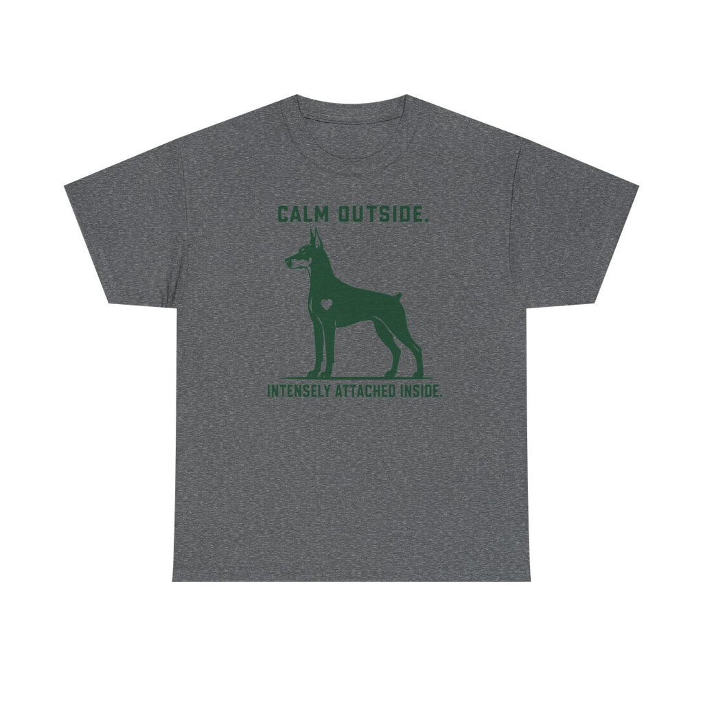 Calm Outside Doberman T-Shirt