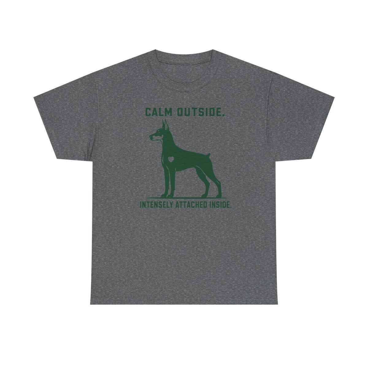 Calm Outside Doberman T-Shirt