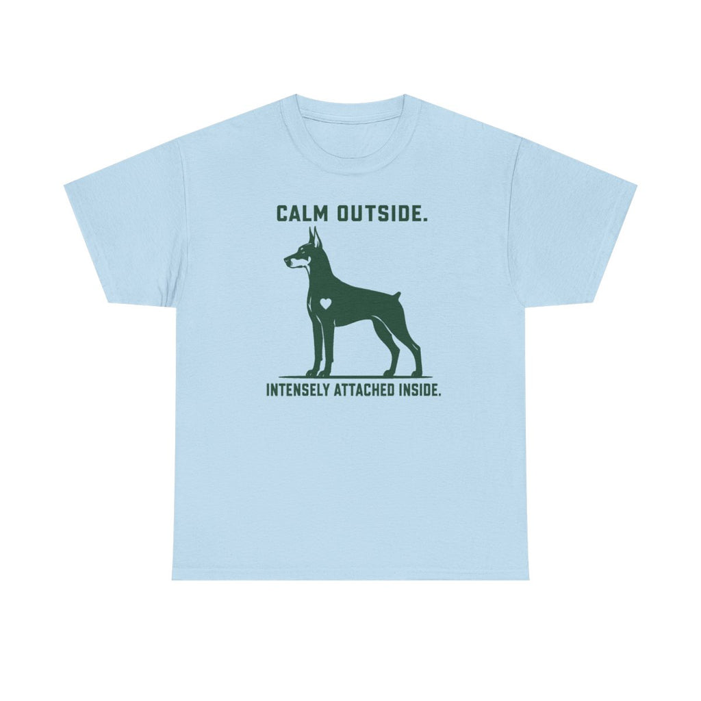 Calm Outside Doberman T-Shirt