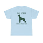 Calm Outside Doberman T-Shirt