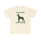Calm Outside Doberman T-Shirt