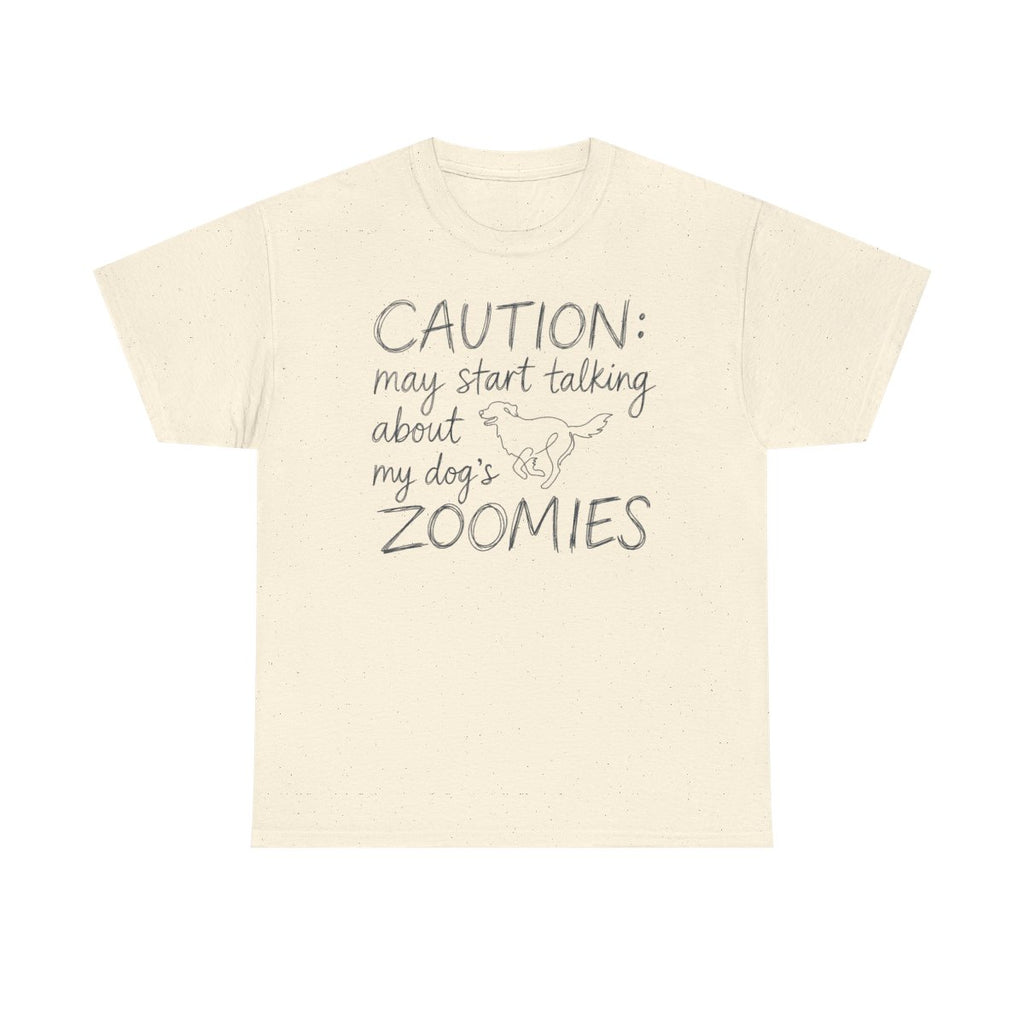 Caution: Zoomies Ahead Golden Retriever T-Shirt