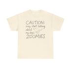 Caution: Zoomies Ahead Golden Retriever T-Shirt