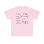 Caution: Zoomies Ahead Golden Retriever T-Shirt