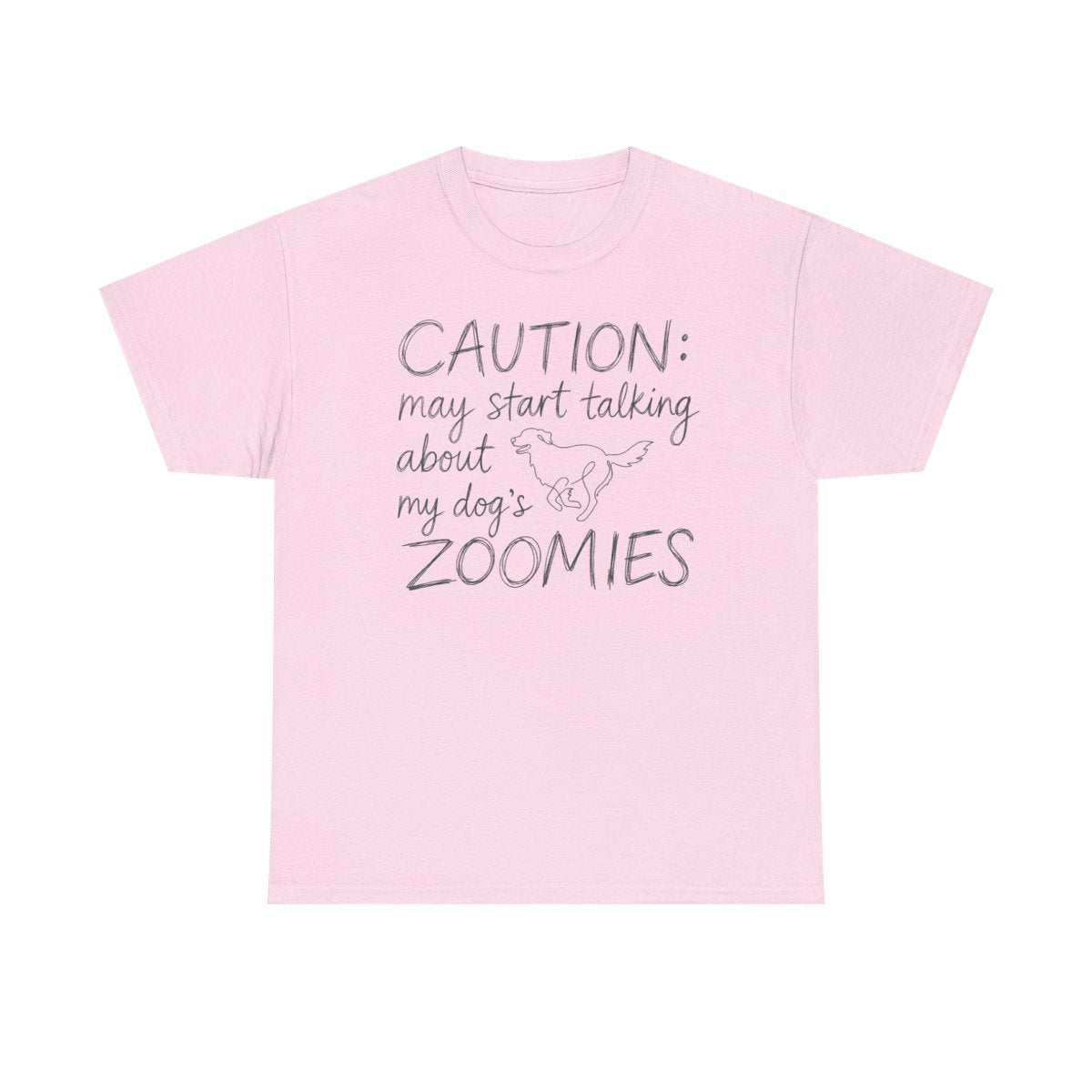 Caution: Zoomies Ahead Golden Retriever T-Shirt