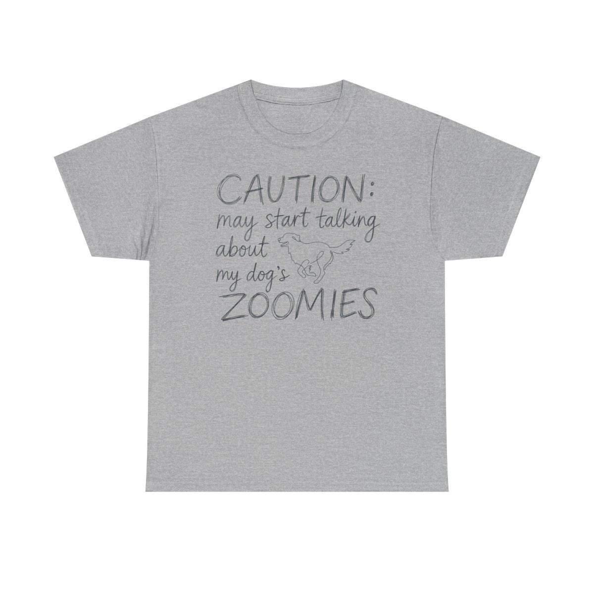 Caution: Zoomies Ahead Golden Retriever T-Shirt