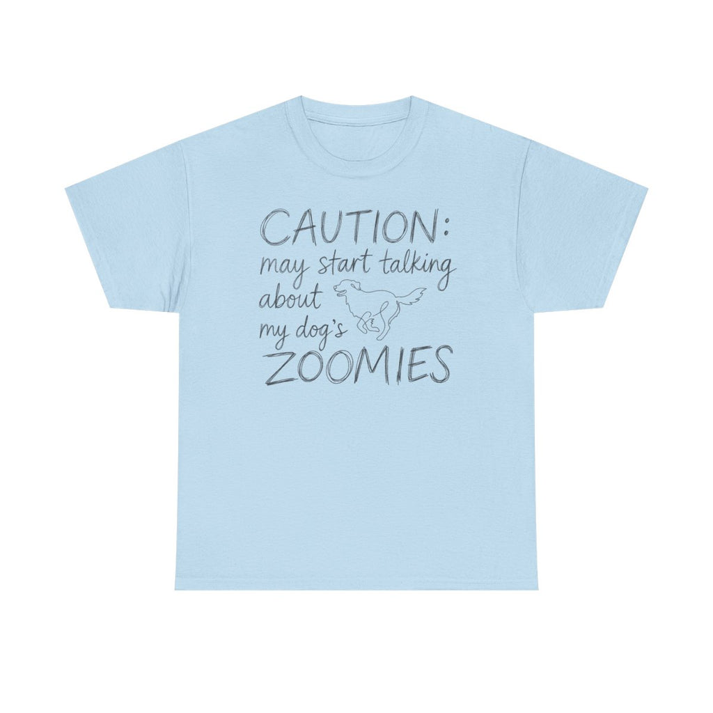 Caution: Zoomies Ahead Golden Retriever T-Shirt