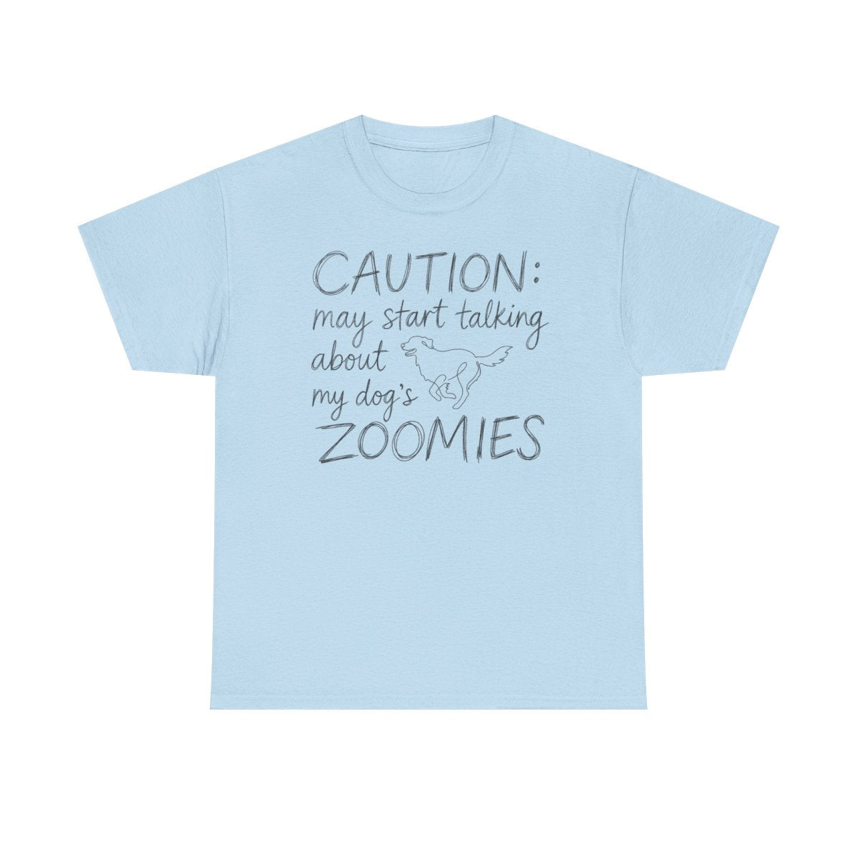 Caution: Zoomies Ahead Golden Retriever T-Shirt