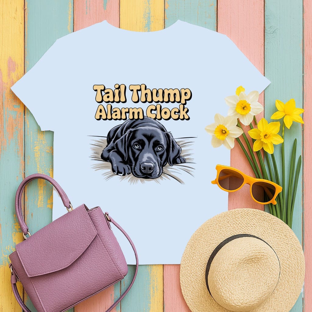 Tail Thump Alarm Clock Chic Trendy Graphic Shirt product type