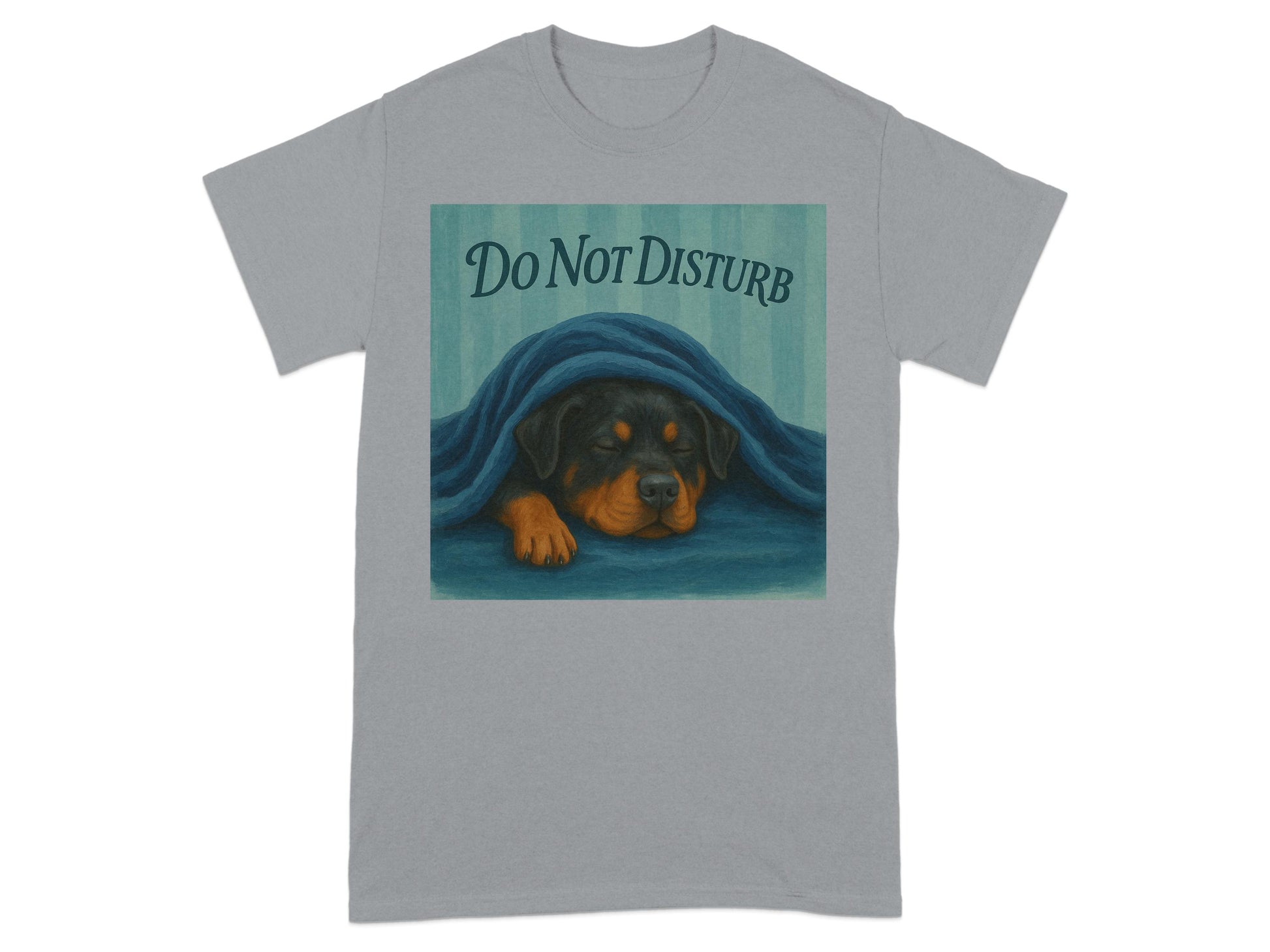Do Not Disturb Sleeping Dog Funny Graphic T-Shirt product