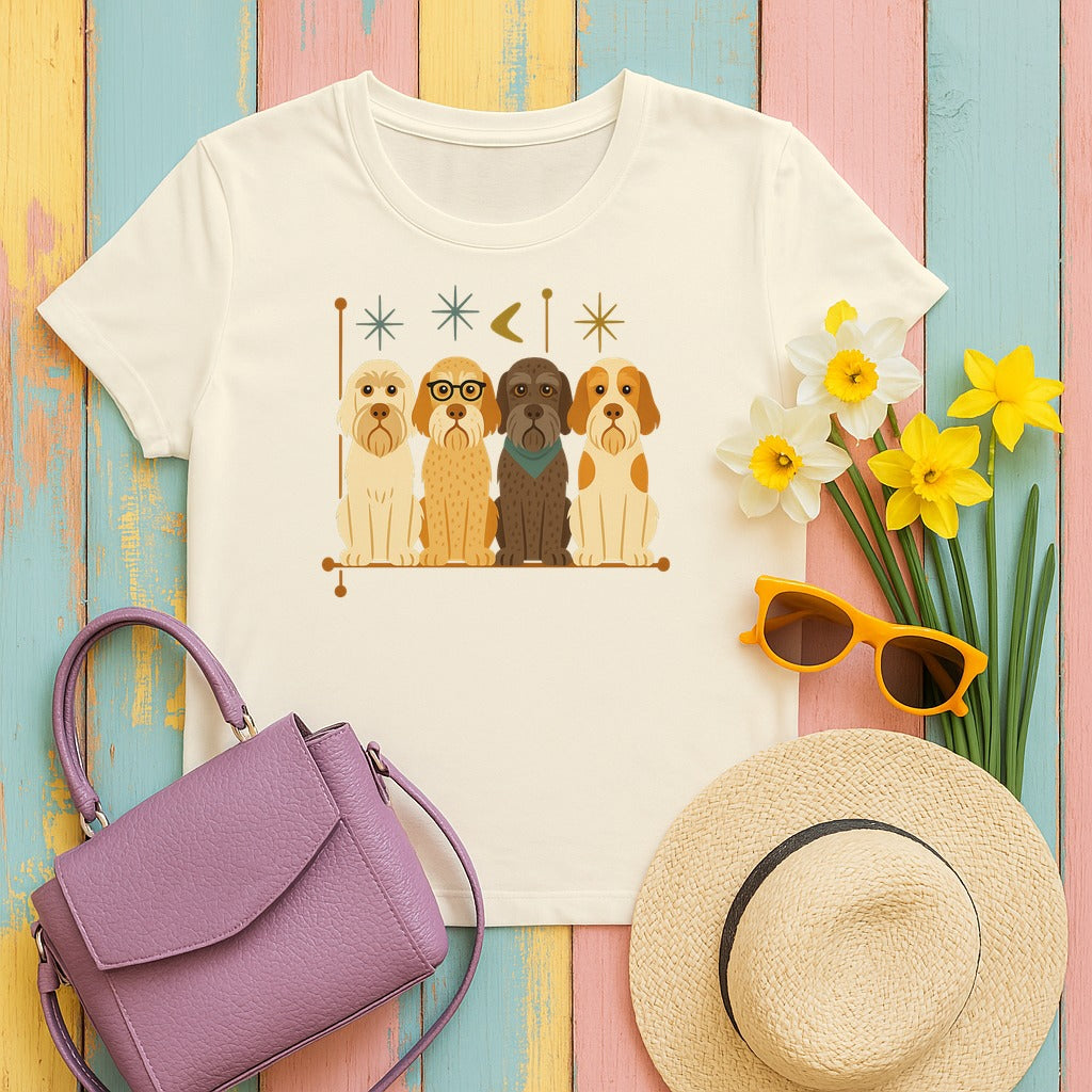 Mid-Century Mod Spinoni Tee in Natural