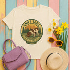 german wirehaired pointer sniff-trail-park tee flat lay hero