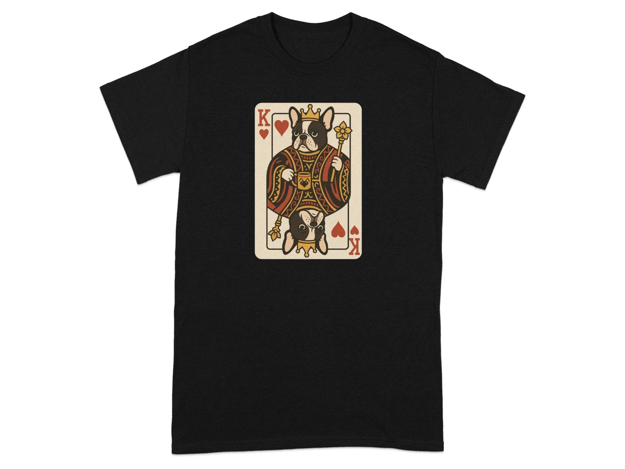 King Raccoon Playing Card Graphic T-Shirt