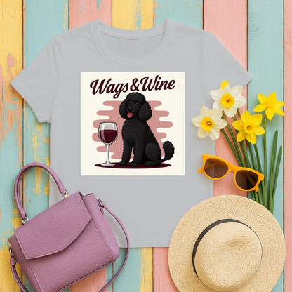 Wags and Wine Black Dog Graphic Tee product type