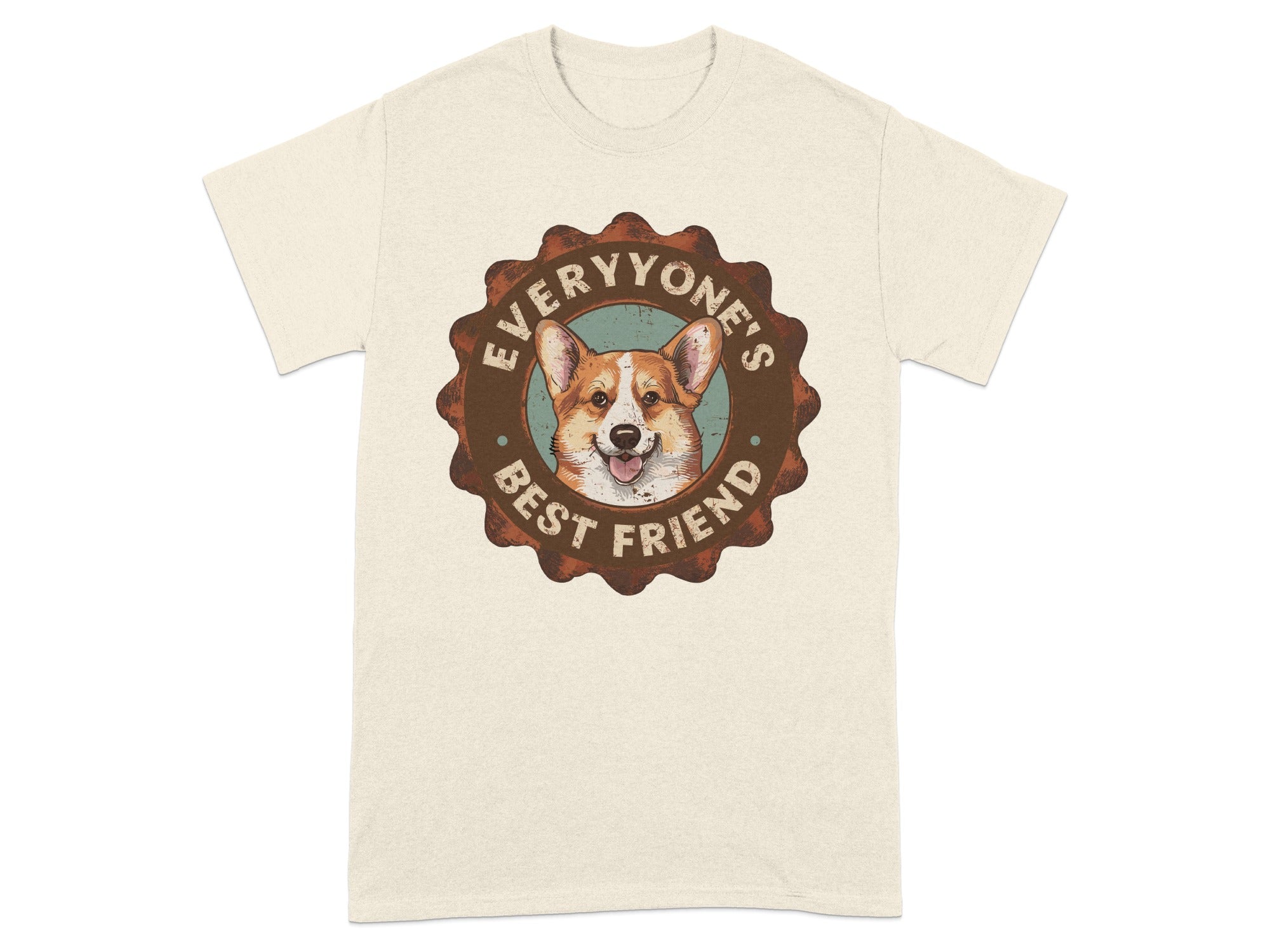 Everyone's Best Friend Corgi Graphic T-Shirt