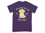 Walking My Lab Is My Therapy T-shirt