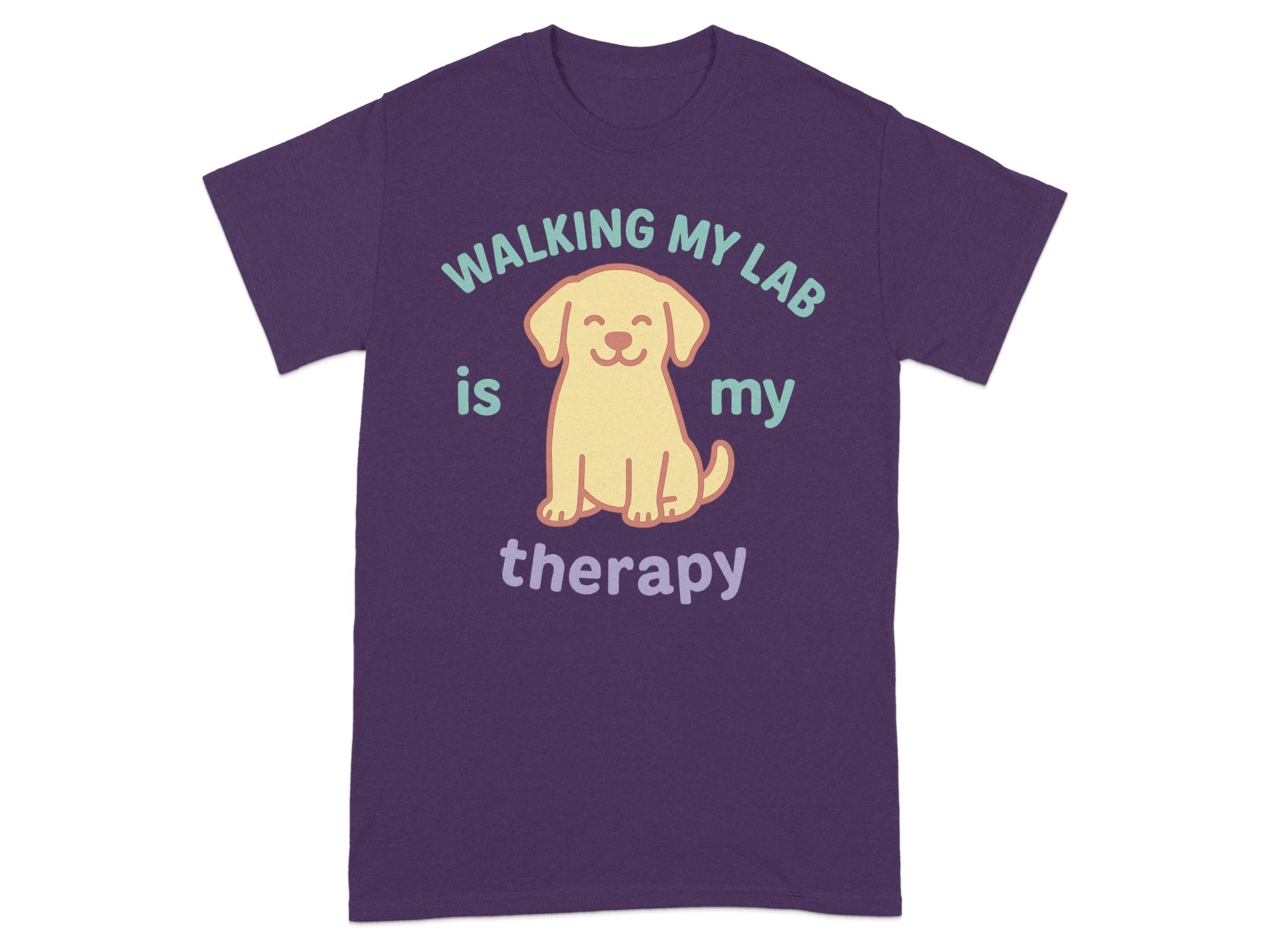 Walking My Lab Is My Therapy T-shirt