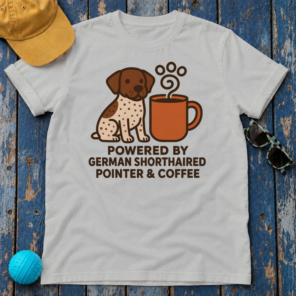 GSP Coffee Ritual Graphic T-Shirt in Sport Grey