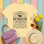 Premium Quality Retriever Special Edition Design T-Shirt Yellow Haze T-shirt