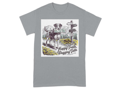 Happy Trails Wagging Tails Graphic T-Shirt product