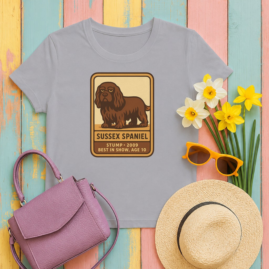 Sussex Stump 2009 Card Tee in Athletic Heather