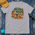 Trust the Nose Beagle Trail T-Shirt in Athletic Heather - flat lay
