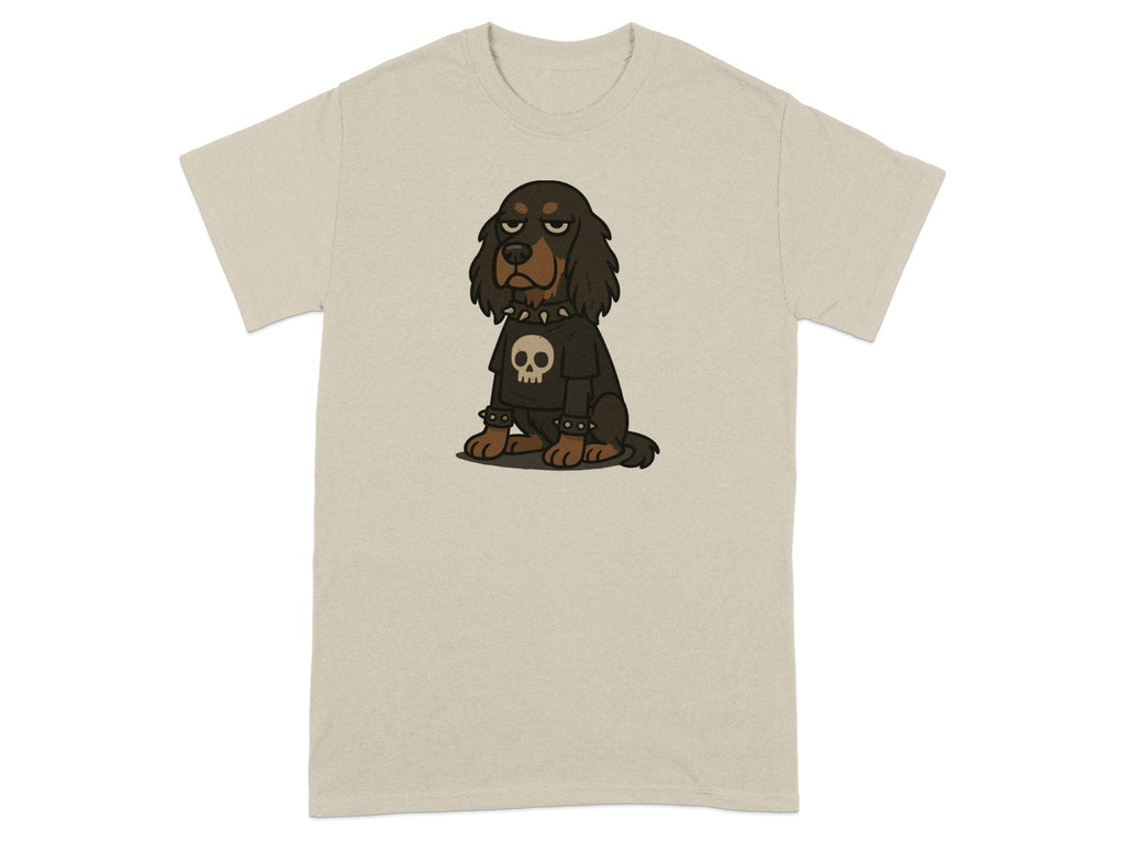 Cute Cartoon Dog with Skull Shirt Graphic T-Shirt