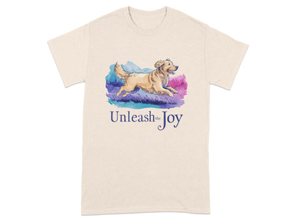 Unleash the Joy Dog Illustration T-Shirt product type
