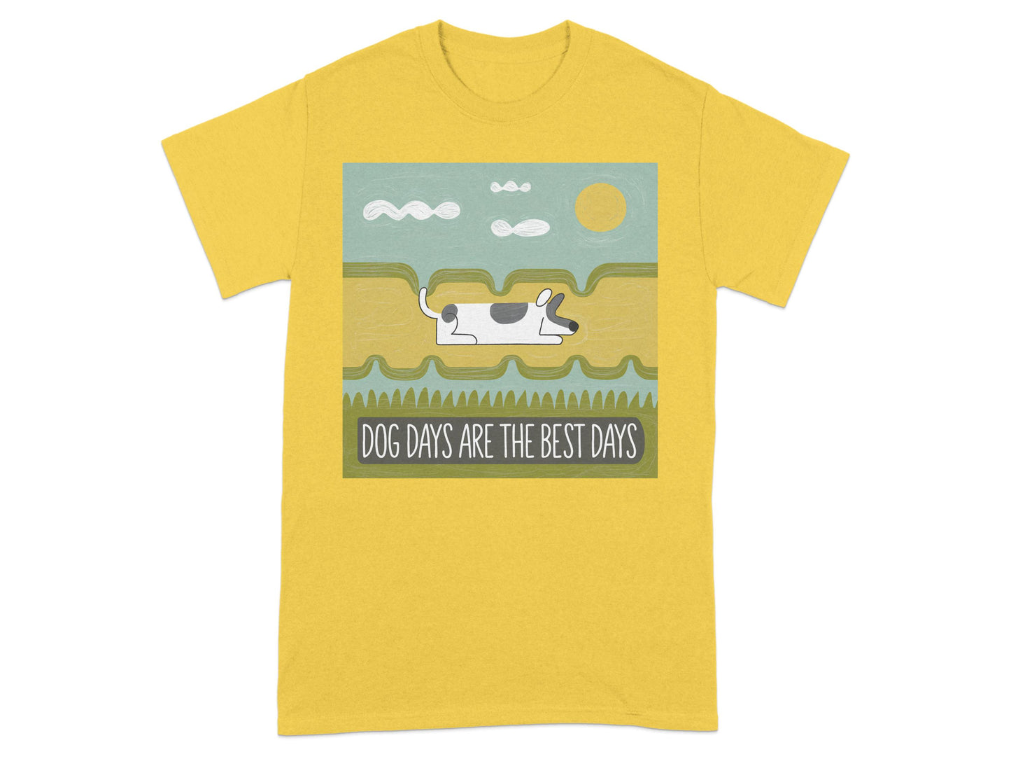 Dog Days Are the Best Days Graphic Tee product type