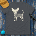 The Chihuahua Silhouette T-Shirt in Charcoal