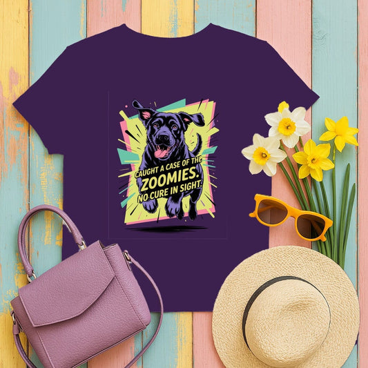 Caught a Case of the Zoomies Funny Graphic T-shirt product