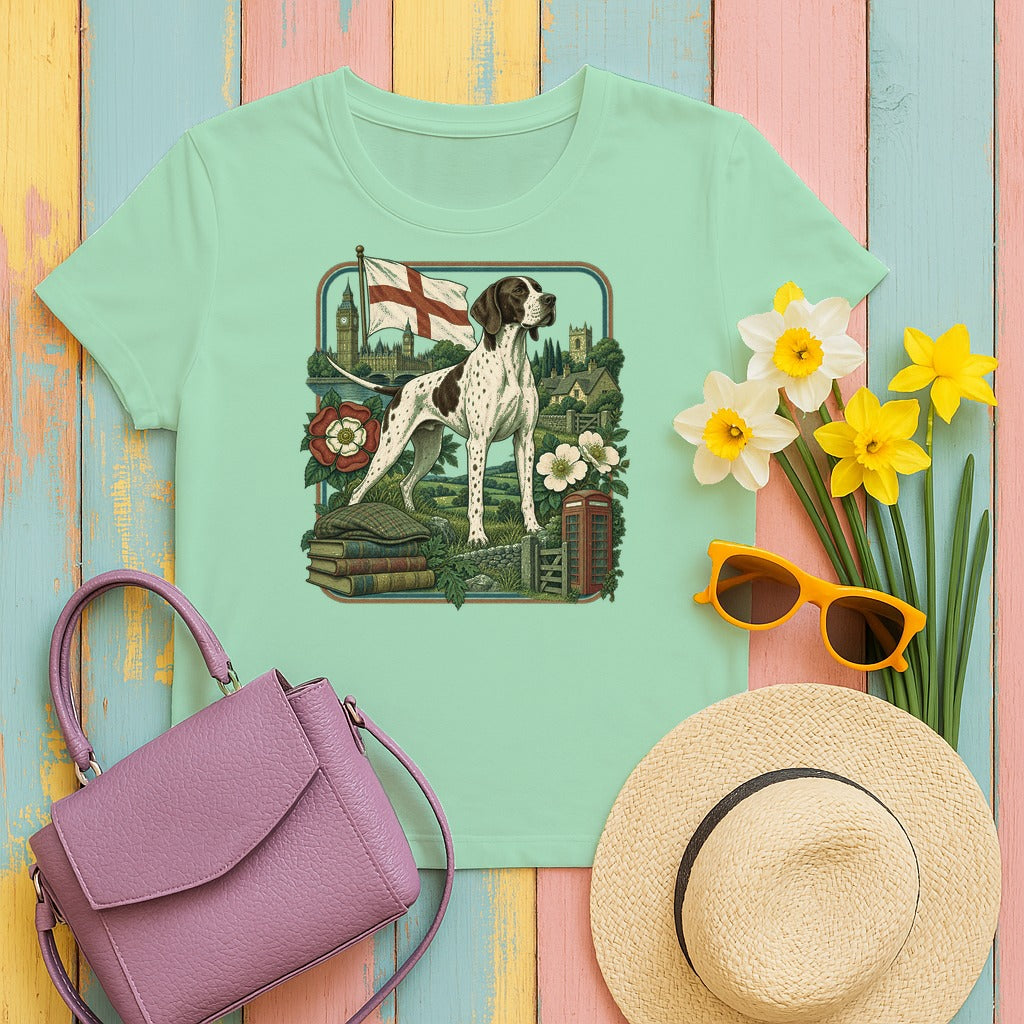 Pointer England Heritage tee, Mint